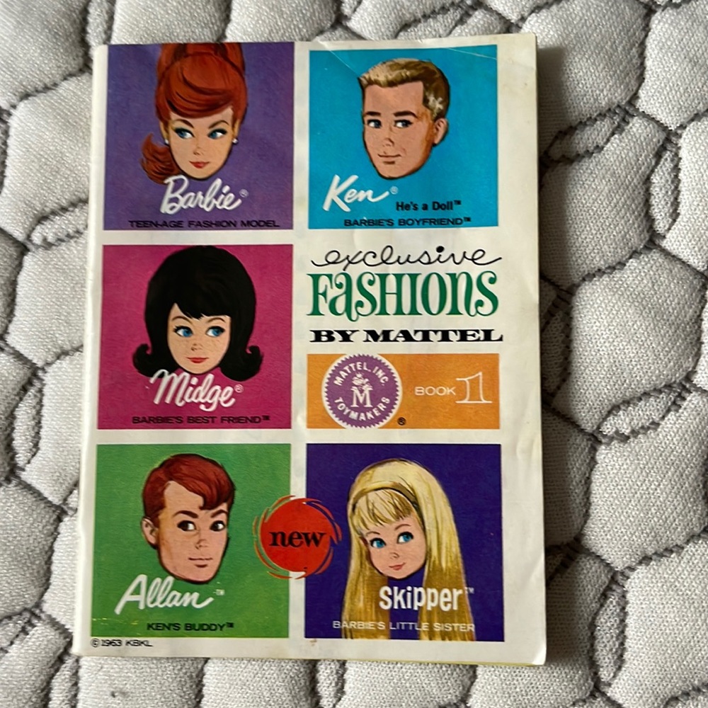 Vintage Mattel Barbie Exclusive Fashions Catalog
